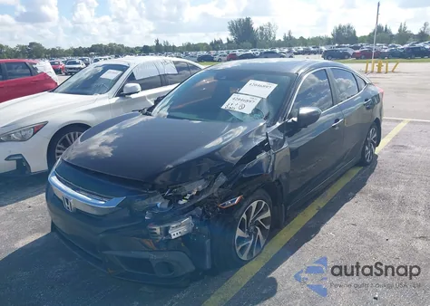 2017 Honda Civic Ex z USA, uszkodzony, nr VIN 19XFC2F86HE074620
